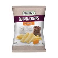 Simply 7 Quinoa Cheddar Crisps 80g