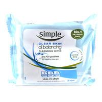 simple cleansing wipes oil control 25 pack