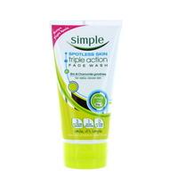 simple spotless skin face wash