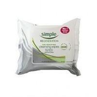 Simple Regeneration Pore Refining Cleansing Wipes 25