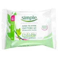 Simple Eye Make Up Remover Pads