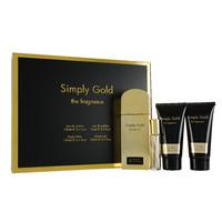 Simply Gold 4pce Giftset 100ml Edp+150ml Bodylotion Showergel