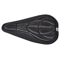 Silica GelSponge Lycra Thickening Black Bicycle Saddle Cushion