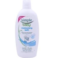 simple baby moisturising bath