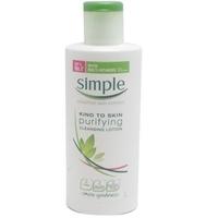 simple purifying cleansing lotion