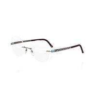 silhouette eyeglasses titan accent flora edition 4546 6064