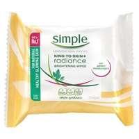 simple kind to skin radiance brightening cleansing wipes 25