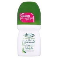 simple kind to skin soothing roll on deodorant 50ml