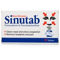 Sinutab Non Drowsy Tablets
