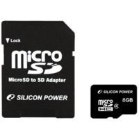 Silicon Power microSDHC 8GB Class 4 (SP008GBSTH004V10-SP)