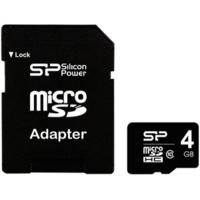 Silicon Power microSDHC 4GB Class 10 (SP004GBSTH010V10-SP)