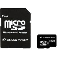 silicon power microsdhc 32gb class 4 sp032gbsth004v10 sp