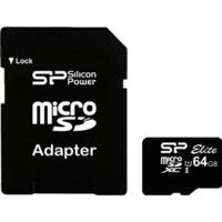 Silicon Power microSDHC Elite 64GB UHS-1 Class 10 (SP064GBSTXBU1V10-SP)