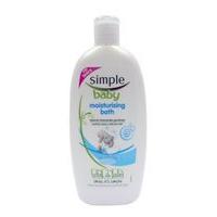 simple baby moisturising bath