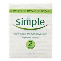 Simple Pure Soap for Sensitive Skin 2 x 125g