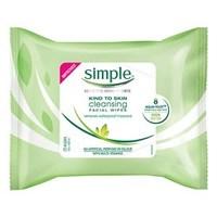 Simple Kind To Skin Cleansing Facial Wipes 25 Wipes