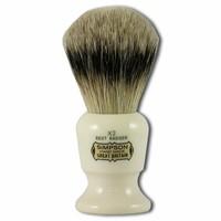 Simpsons Commodore X2 Best Badger Hair Shaving Brush With Imitation Ivory Handle