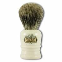 Simpsons Case Pure Badger Hair Shaving Brush With Imitation Ivory Handle