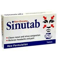 Sinutab Non-Drowsy Tablets 15 tablets