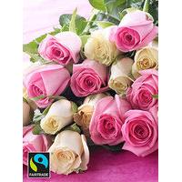Simply Fairtrade Pink and White Roses