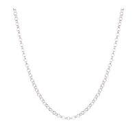 silver belcher chain 22 inch necklace