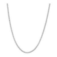 Silver Popcorn Chain 20 Inch Necklace