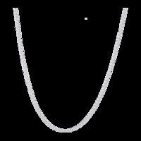 Silver Spiga Chain 16 Inch Necklace