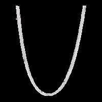 Silver Curb Chain 16 Inch Necklace