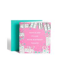 Silver Gifts Birthday Card