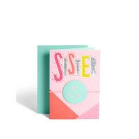 Sister Text Birthday Card