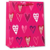 Simon Elvin Standard Large Gift Bags - Hearts Female