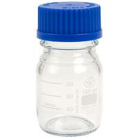 Simax Clear Graduated Lab Bottles 100ml - Pack of 10