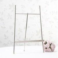 silver table planner stand