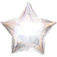 Silver Metallic Star Foil Balloon