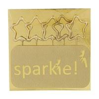 simply gold star sparklers pack