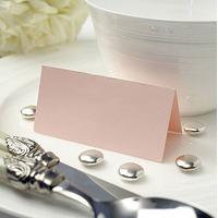 single colour wedding place cards pack ivory