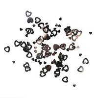 Silver Metallic Mixed Hearts