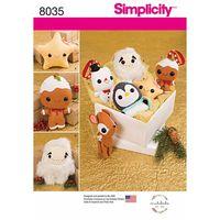 Simplicity Stuffed Animals and Ornaments 382965