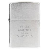 Silver Zippo Lighter Customised