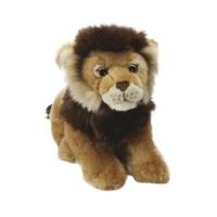 sitting male lion soft toy