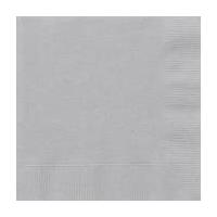 Silver Napkins 20 Pack