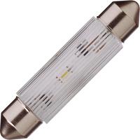 signal construct msoc083962 led festoon bulb white 12vacdc 025w 