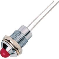 Signal Construct SMQS080 8mm 1.7V Red LED Prominent Chrome Indicat...