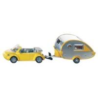 siku volkswagen beetle with caravan