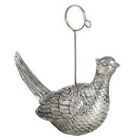 Silver Pheasant Card Holder