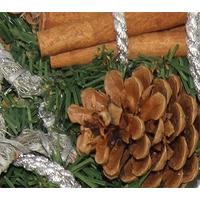 Silver Star Christmas Wreath