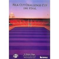 Silk Cut Challenge Cup Final - St Helens v Wigan - 27th April 1991