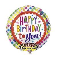 singing helium balloon happy birthday