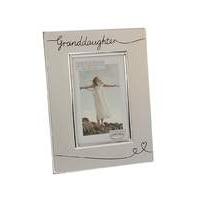 Silverplated Granddaughter Photo Frame