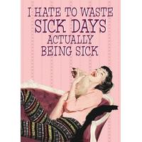 sick days get well card hm1046